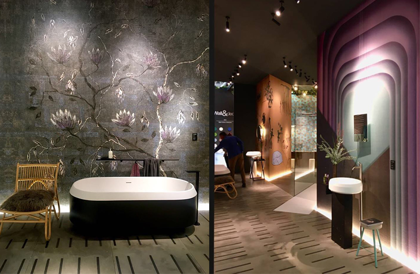 alt="Agape al Cersaie 2017 - Lavabo Lariana - progetto di Patricia Urquiola"