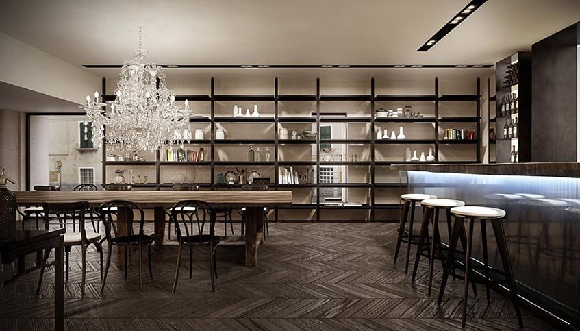 alt="Casa Fantini - Pella - Piero Lissoni - Vista interno"