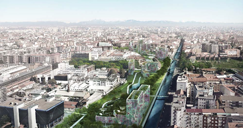 alt="Ex-ferrovie - Scali milano - Miralles Tagliabue"