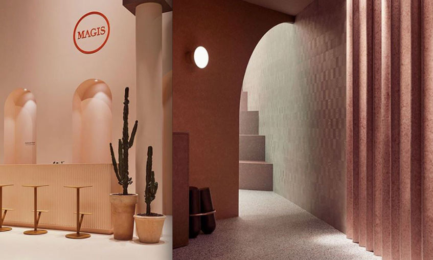 alt="Magis stand - Note studio - Stockholm furniture fair light - Design week"