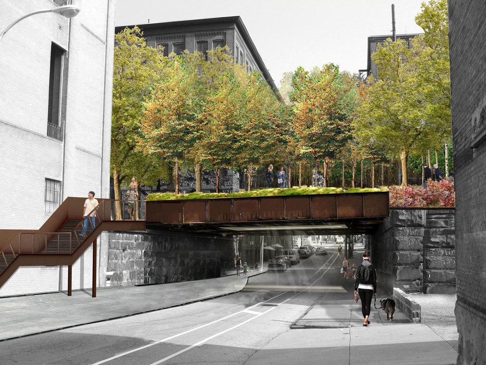 alt="Sopraelevata Philadelphia - Ex-ferrovie - Bryan Hanes - View