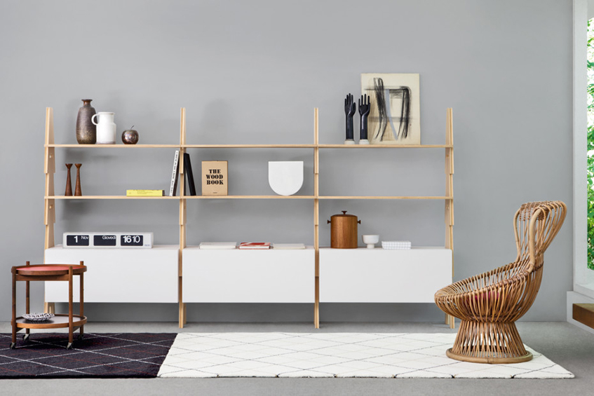 alt="Librerie - Agape casa - Artedomus - Cavalletto - Mangiarotti - Bookshelf"