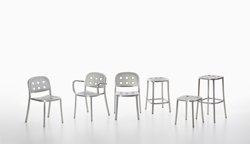 alt="Alluminio tra riciclabilità e design - Emeco 1-inch chair - Jasper Morrison"