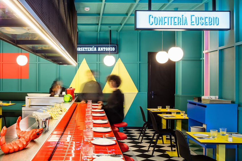 Alt="Giallo il colore dell'estate 2019 - Ristorante Las chicas, los chicos y los maniquís - Madrid"