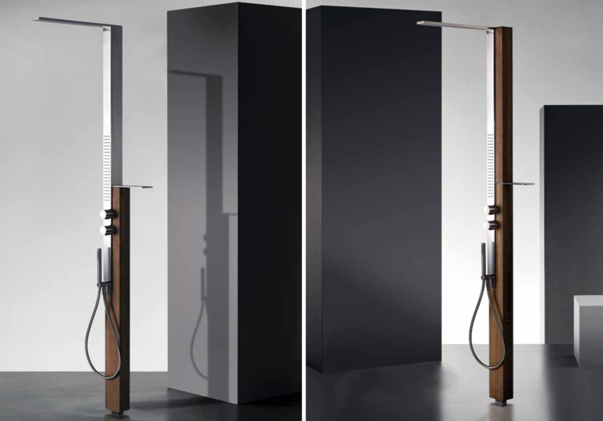 alt: "materialiedesign-arredo-accessori-design-outdoor-colonna-doccia-esterni-milanoslim-fantini"