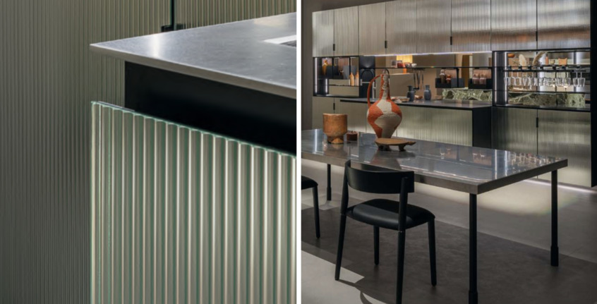 alt: "materialiedesign-trend-cucine-cesar-vetro-specchio-cannettato-eurocucina-salone-22-novità"