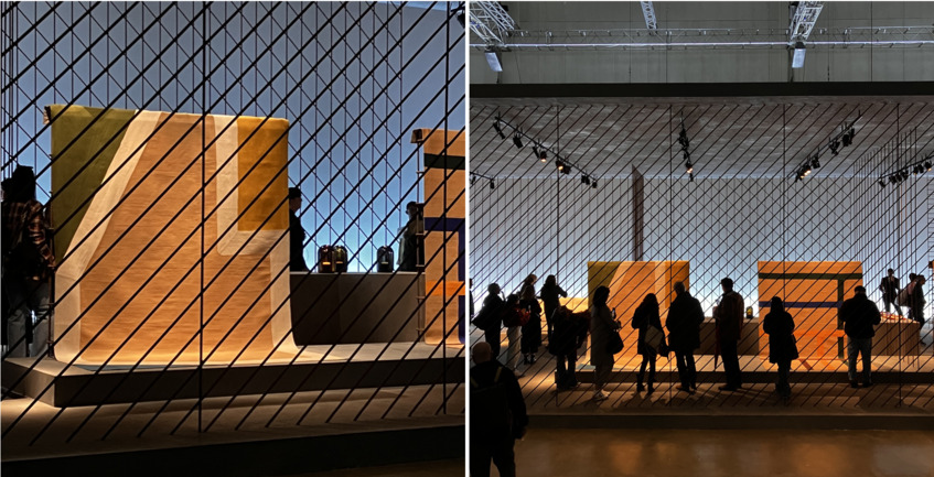 alt: "materialiedesign_salone23_resoconto_bilanci_numeri__hermes_pelota"