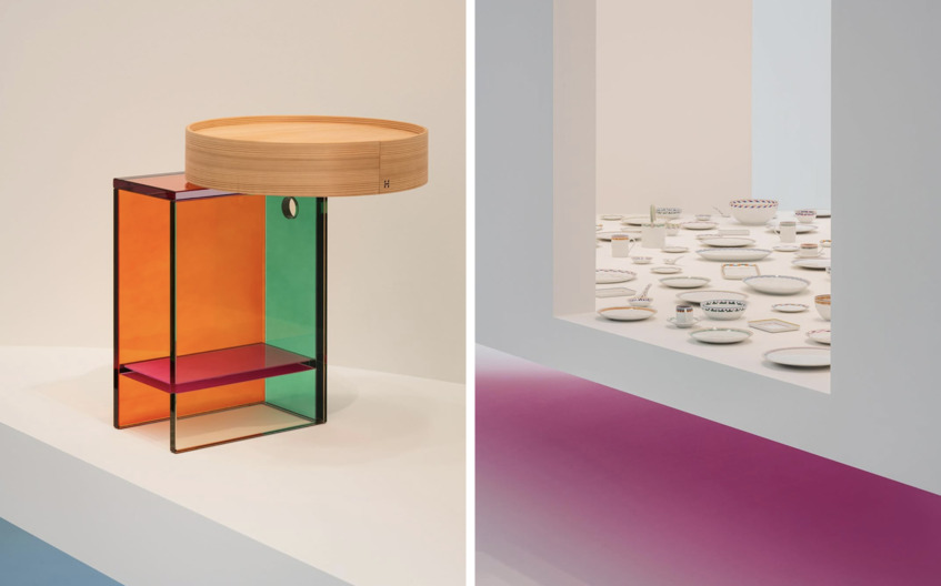 alt: "materialiedesign_milano-design-week-2025-hermes-pelota-fuorisalone-installazione"