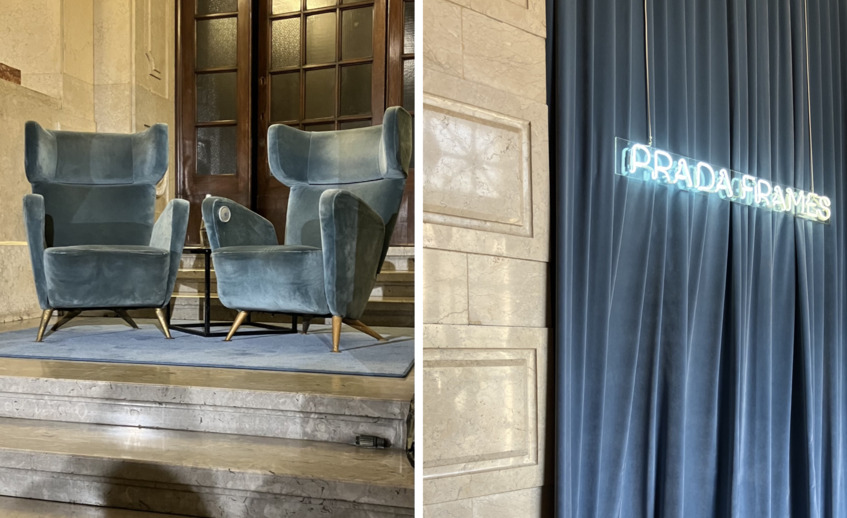 alt: "materialiedesign_milano-design-week-2025-prada-frames-fuorisalone-simposio-formafantasma - padiglione-reale-stazione-centrale"