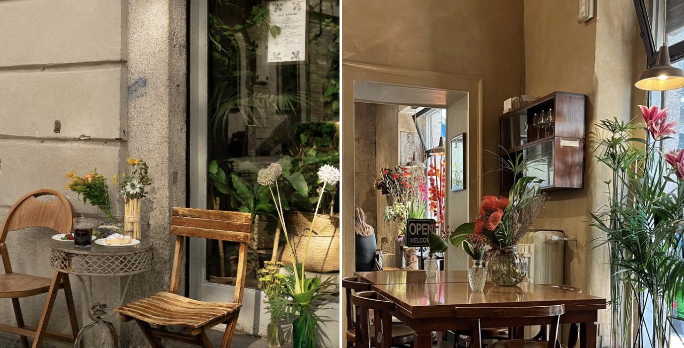 alt: "materialiedesign_milano_design_week_dove_fare_pausa_pranzo_caffè_fioriaio_bianchi_brera"
