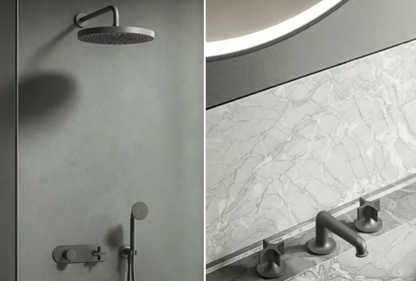 alt:: "materialiedesign-flora-fantini-dettagli-gruppo-doccia-lavabo-doppia-manopola"